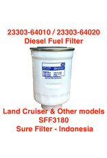 Diesel Fuel Filter w/integral water separator - Land Cruiser 23303-64010 - Sure Filter