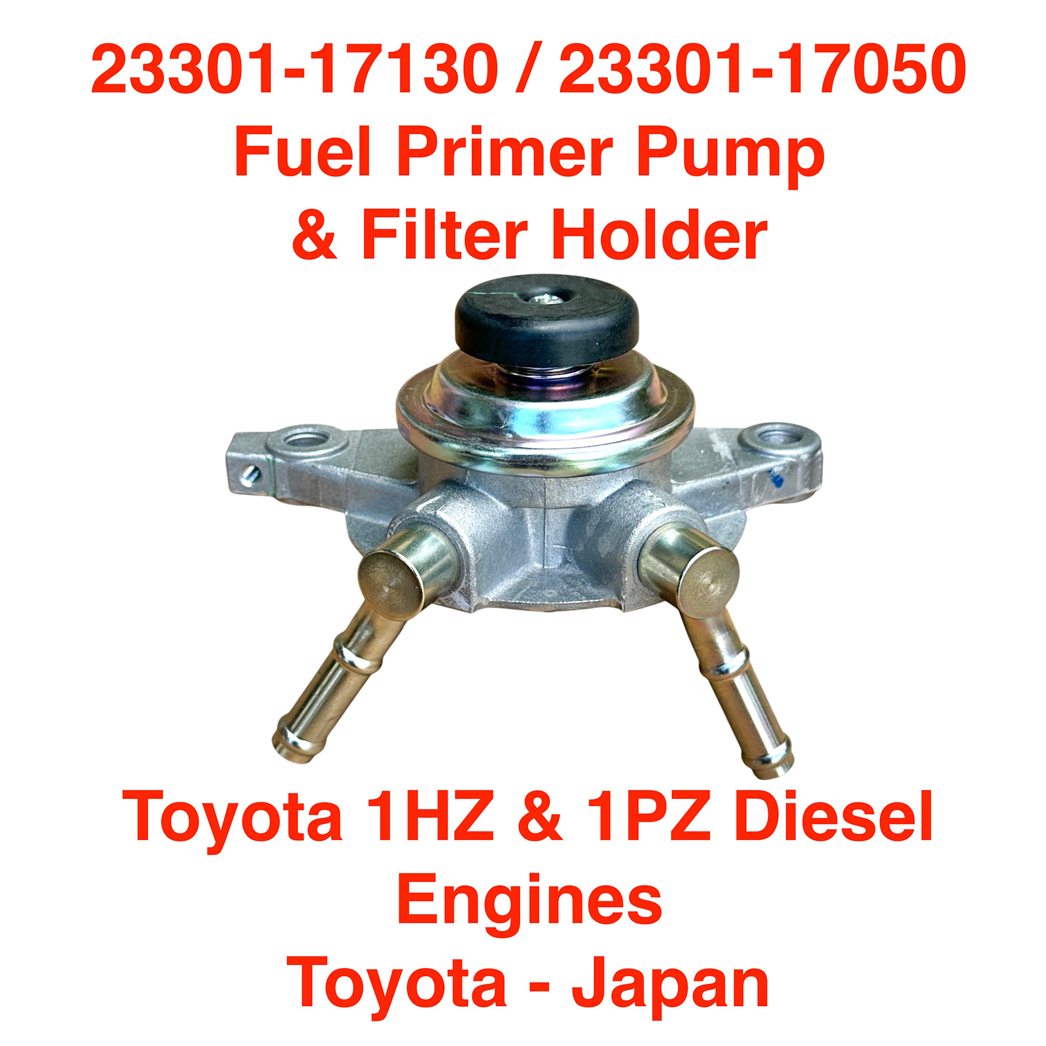 Primer Pump/Filter Holder - Toyota HZJ70, HZJ73, HZJ77, HZJ75, 1HZ Diesel 6cyl 4.2L Genuine Toyota - Japan