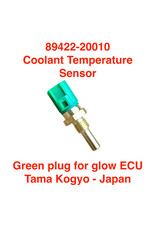 Sensor, Coolant Temperature (green plug) for Glow ECU -  89422-20010