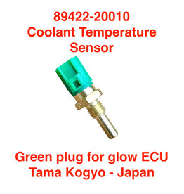 Sensor, Coolant Temperature (green plug) for Glow ECU -  89422-20010
