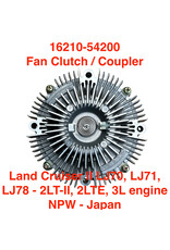 Fan Clutch - Toyota Land Cruiser II LJ70, LJ71, LJ78 - 2LT-II, 2LTE, 3L engine - 16210-54200