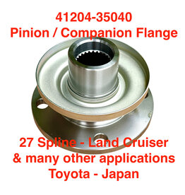 Front Pinion Companion Flange, Toyota Land Cruiser High Pinion 8" & others - 27 Spline - 41204-35040