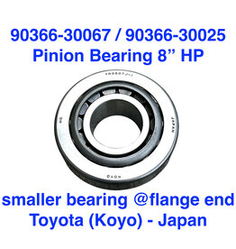 Pinion bearing (smaller) 8" HP diffs - 90366-30025 / 90366-30067