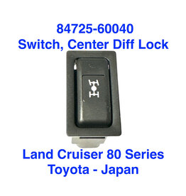 Switch, Center Differential Lock - Land Cruiser 80 Series & Lexus LX450 1995-1997 - 84725-60040