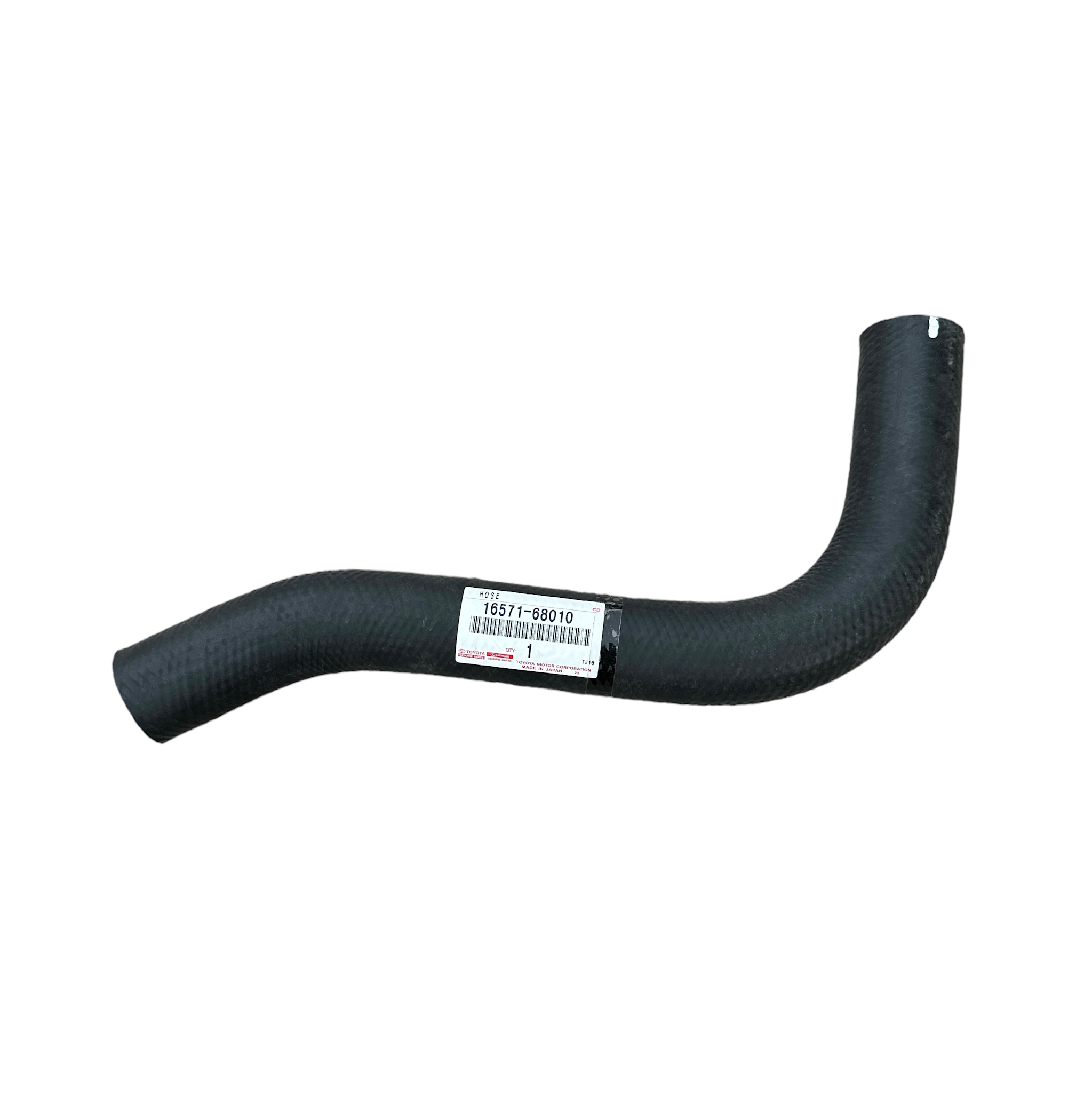 Radiator Hose, Upper - HJ60, HJ61, Land Cruiser 60 Series - 2H & 12HT engine - 16571-68010