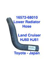 Radiator Hose, Lower - Land Cruiser 60 Series HJ60, HJ61 - 2H & 12HT engine - 16572-68010