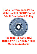 Metal Jacket Crankshaft Pulley, 1HZ 1HDT - High Performance 806206 Ross Performance - Australia