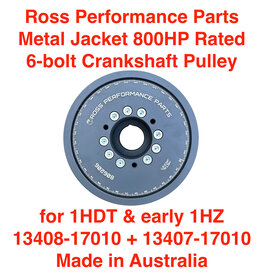 Metal Jacket Crankshaft Pulley, 1HZ 1HDT - High Performance 806206 Ross Performance - Australia