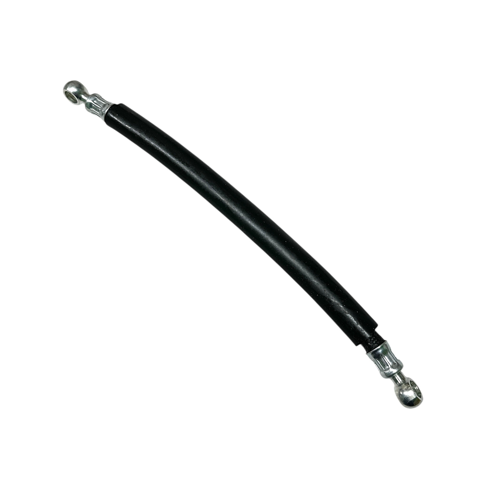Hose, Vacuum Pump Oil Supply @ Alternator (295mm OAL x 10mm banjo) - Toyota 2H & 12HT - 90923-02100