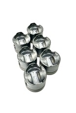 Performance Pistons - Pre-Topped (0.15mm) Ano/Ceramic Crowns, Teflon/Moly Skirts - Set of 6 - Late Toyota 1HDT - POTO350APCA STD