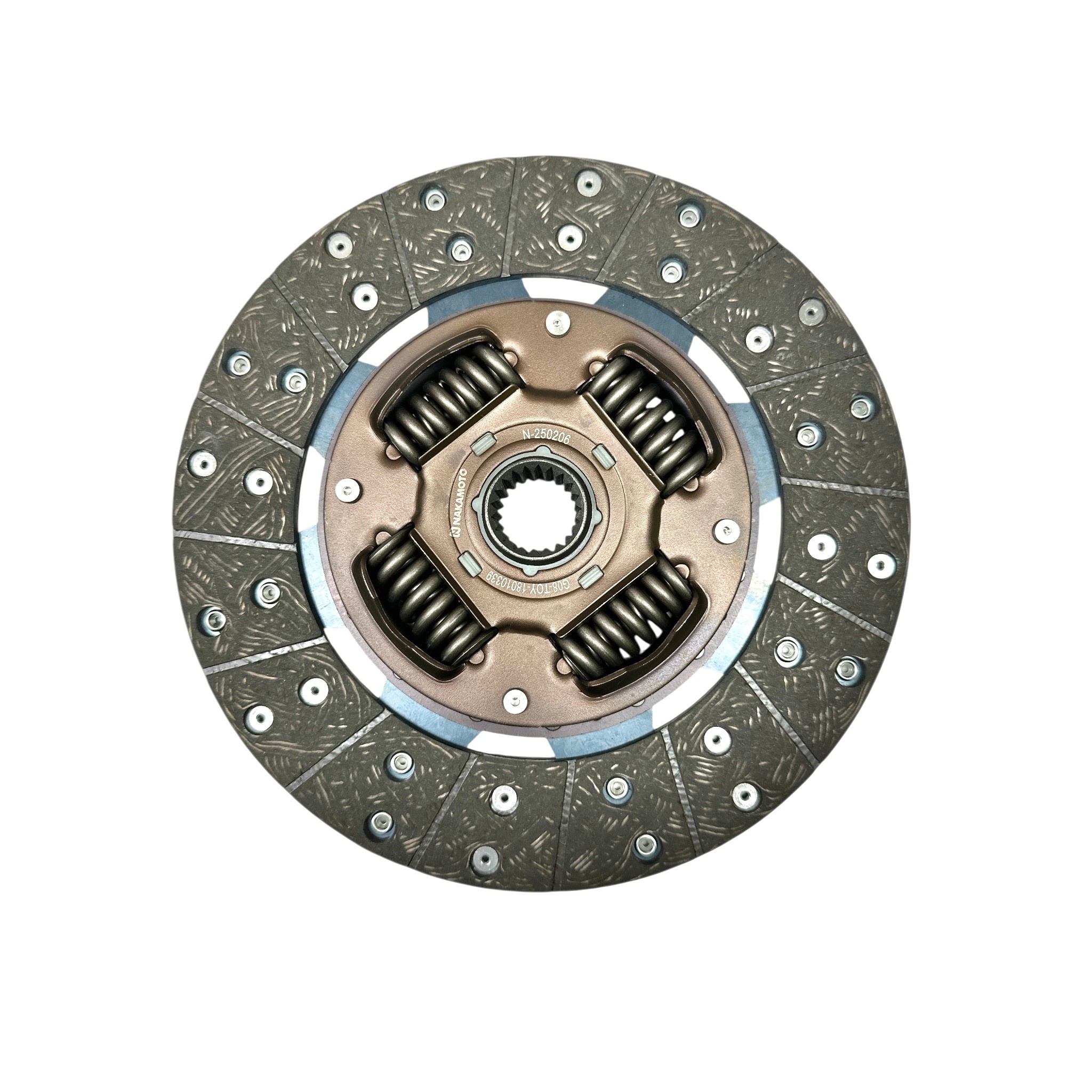Clutch Disc, Toyota 3B Diesel - 21 splines, 260mm - Nakamoto - 31250-60040 TY-19