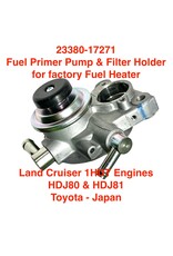 Fuel Filter Cap Assy, Heated (Fuel Primer & Filter Holder) - Toyota Land Cruiser - 23380-17271