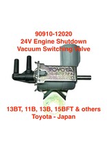 Valve, Vacuum Switching - 24V Engine Shutdown VSV - 13BT engine / BJ71 & BJ74 series - 90910-12020