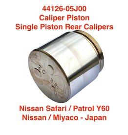 Caliper Piston, Rear Brakes - Nissan Safari/Patrol Y60 - for single piston calipers - 44126-05J00