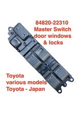 Master Switch - door windows and locks - Toyota various models - 84820-22310