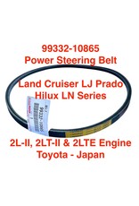 Belt, Accessory - Power Steering - Land Cruiser LJ78 Prado 2LTE Engine - 99332-10865