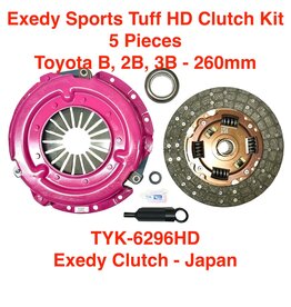 3B Clutch Kit, Exedy 5 pc. (Pressure Plate, Disc, Release & Pilot Brg, Align Tool) - Sports Tuff - Heavy Duty - Land Cruiser BJ42, BJ60, BJ70 (260mm x 21 spline)