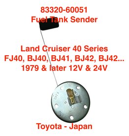 Fuel Sender, Land Cruiser 40 Series 1979 & later 12V & 24V 83320-60051 Toyota - Japan