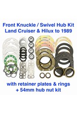 RADD Cruisers Swivel Hub/Knuckle Kit SH4 - Toyota Pick up & Hilux w/Solid Axle & Land Cruiser 40, 42, 43, 45, 55, 60, 61, 62, 70 Series up to 1989
