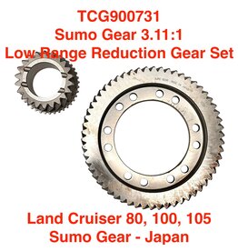 Gear Kit, Transfer Case - Land Cruiser 80, 100, 105 1990-2007,  LX450/LX470 - HF2A/HF2AV -  Sumo Low Range Crawler Gears 3.11:1 Reduction