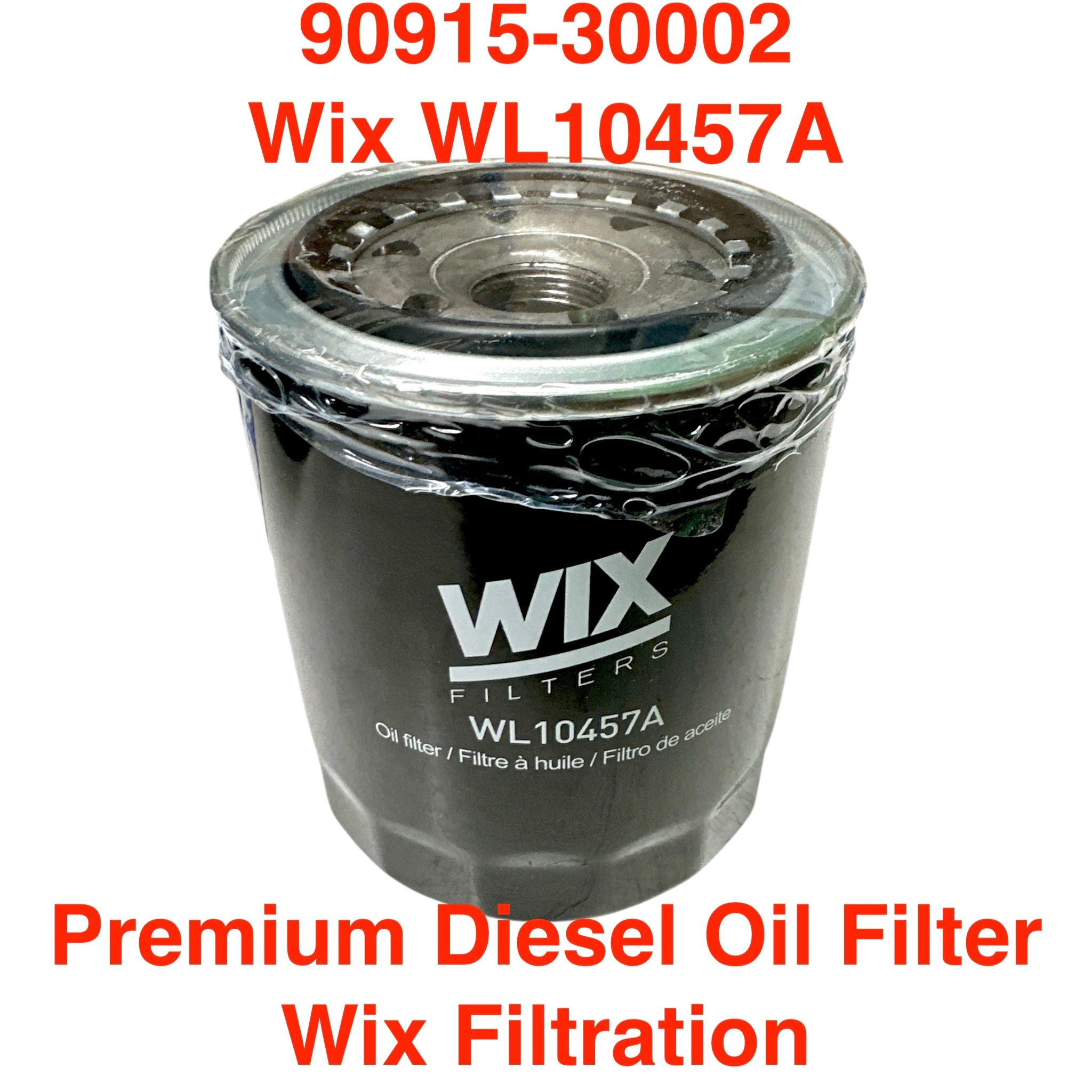 Oil Filter - WIX WL10457A  - same applications as Toyota 90915-30002