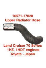 Lower Radiator Hose - Land Cruiser 70 Series with 1HZ, 1HDT engines  16572-17020