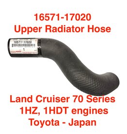 Lower Radiator Hose - Land Cruiser 70 Series with 1HZ, 1HDT engines  16572-17020