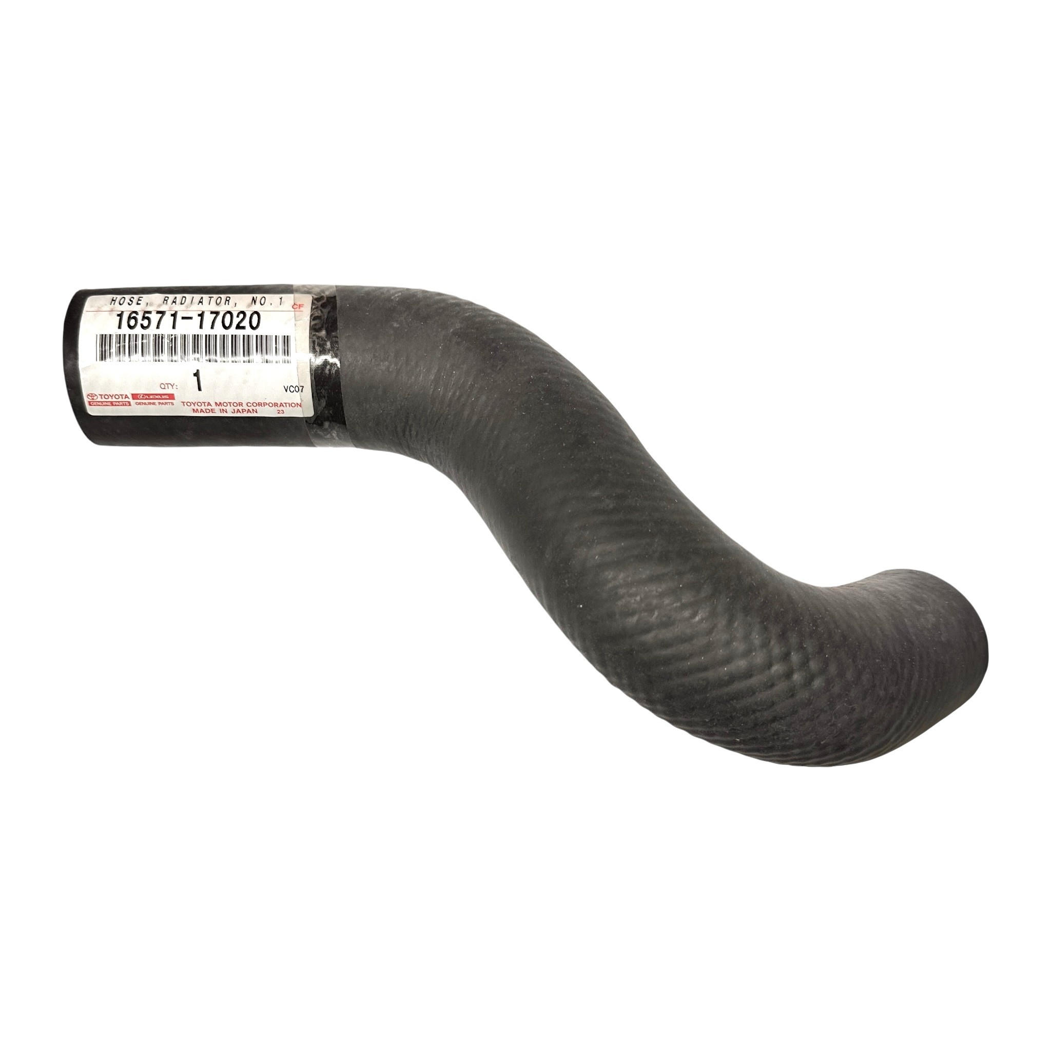 Lower Radiator Hose - Land Cruiser 70 Series with 1HZ, 1HDT engines  16572-17020