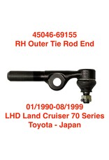 Tie Rod End, RH Outer - LHD  Land Cruiser 70 Series (01/1990-09/1999)  (23mm) - 45046-69155