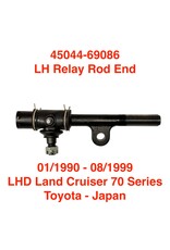 End Sub-Assy, Steering Relay Rod, LH - Land Cruiser 70 Series HZJ75, PZJ75 LHD (1990-on) - 45044-69086