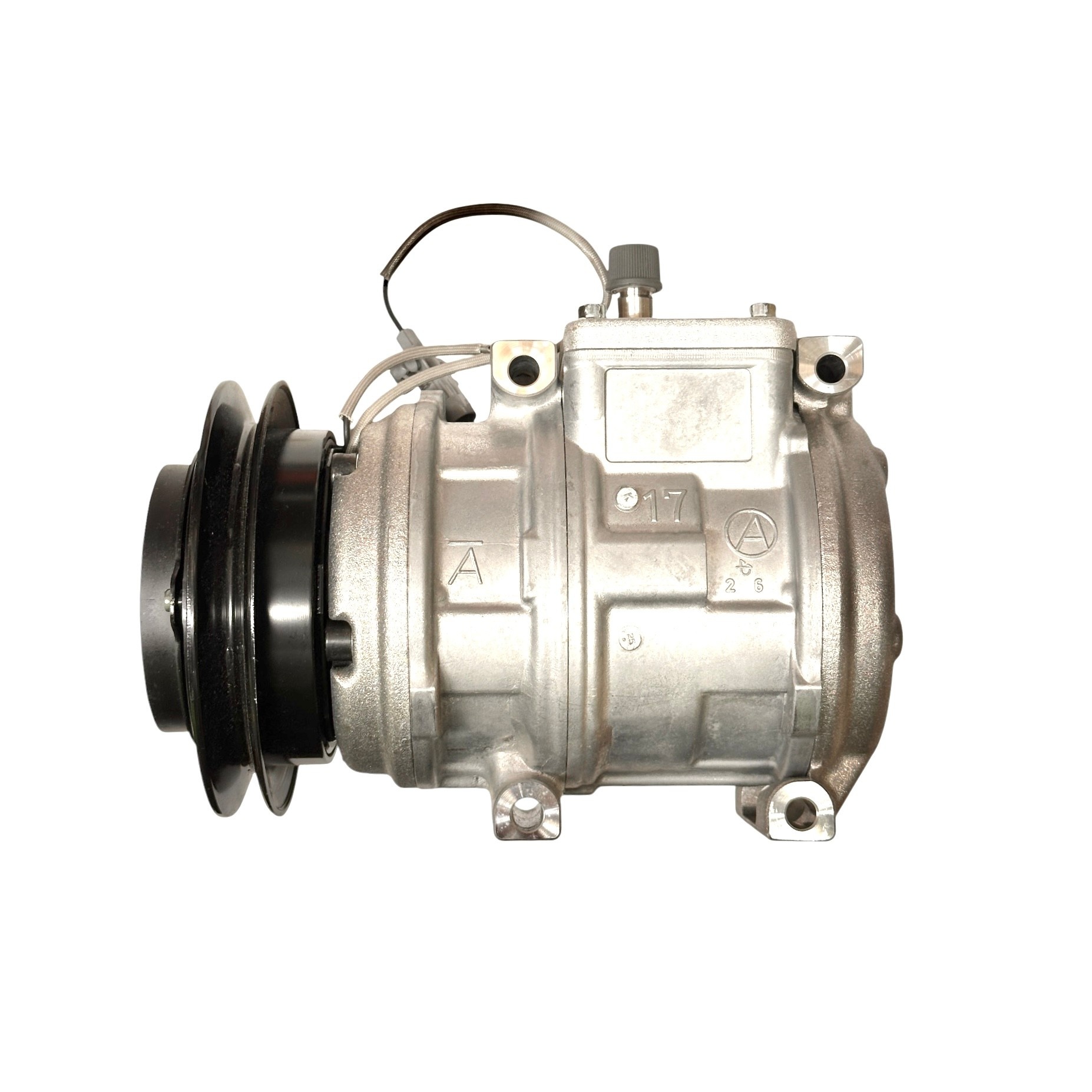 AC Compressor, Denso  (R134a) 10PA17C Land Cruiser FZJ80 & LX450 from 04/1993-on - 88310-60720 / 88320-60580