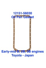 OEM Oil Pan Gasket - Toyota B, 3B, 13BT - 12151-56030 OEM