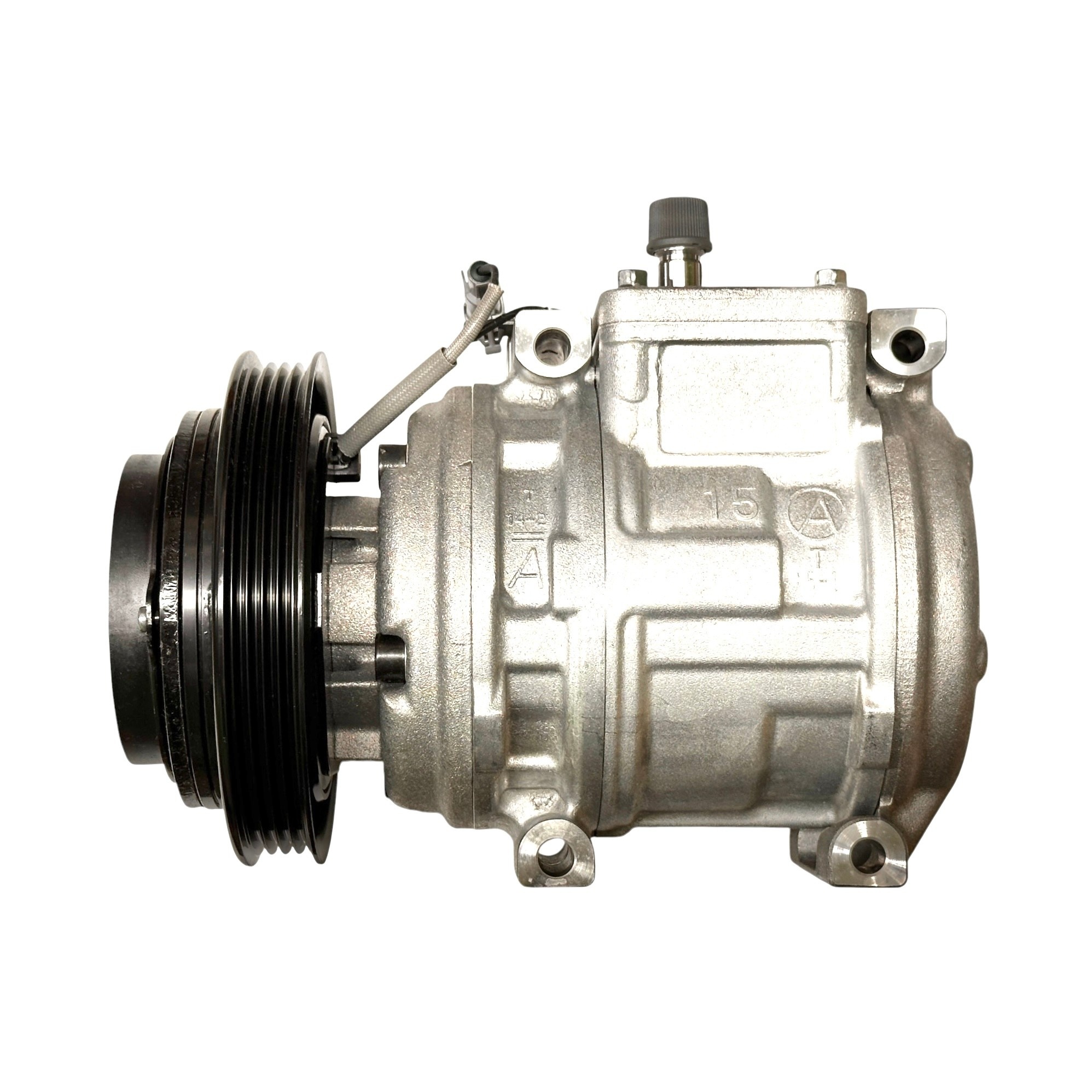 AC Compressor, Denso 10PA15L - Toyota Tacoma V6 (5VZFE) from 01/1995 to 2004 - 88320-04010, 88320-35550, 88320-04010