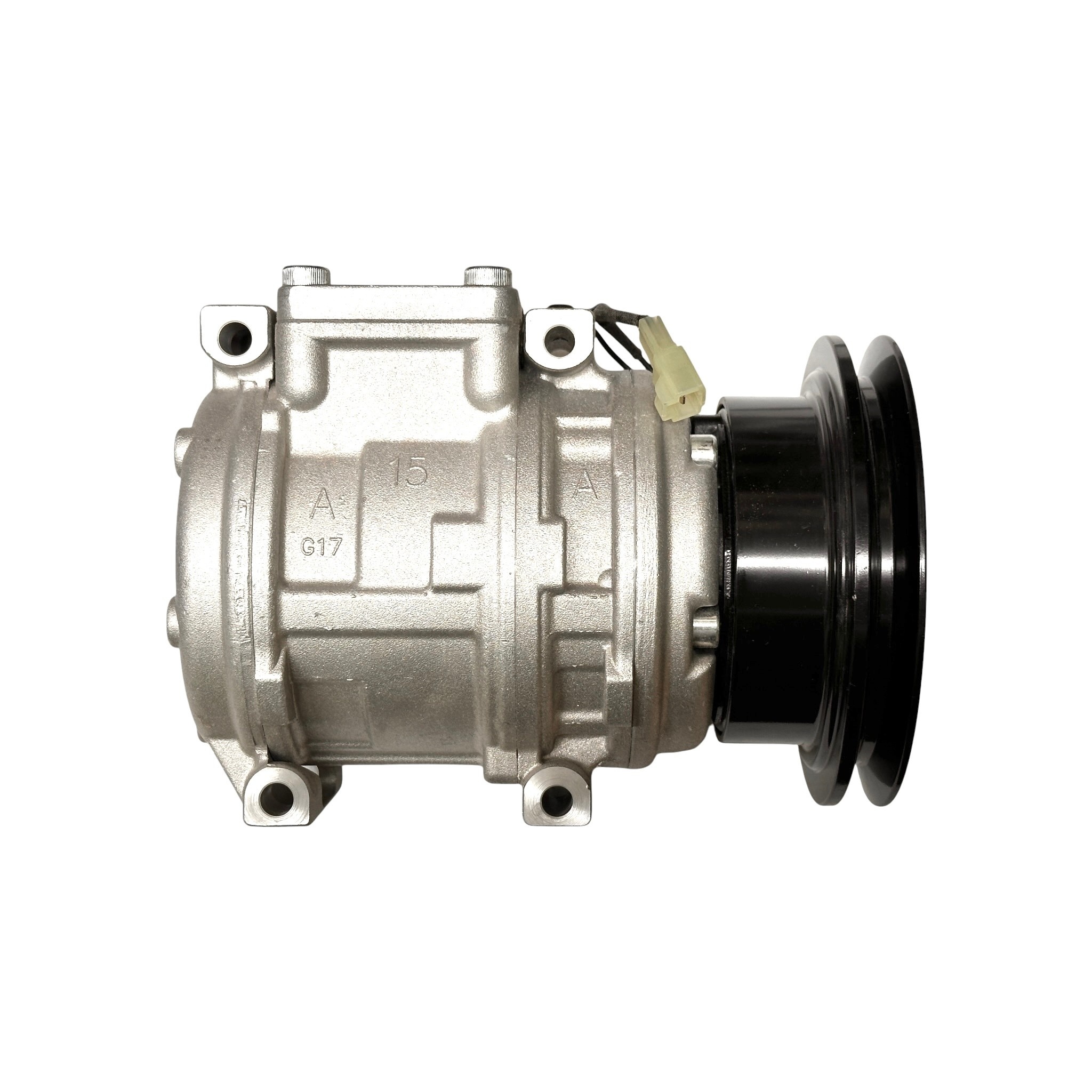 AC Compressor (R134a) - 10PA15C (Korea) w/clutch for LN107, LJ78, KZJ71, KZJ78 - 88320-60500