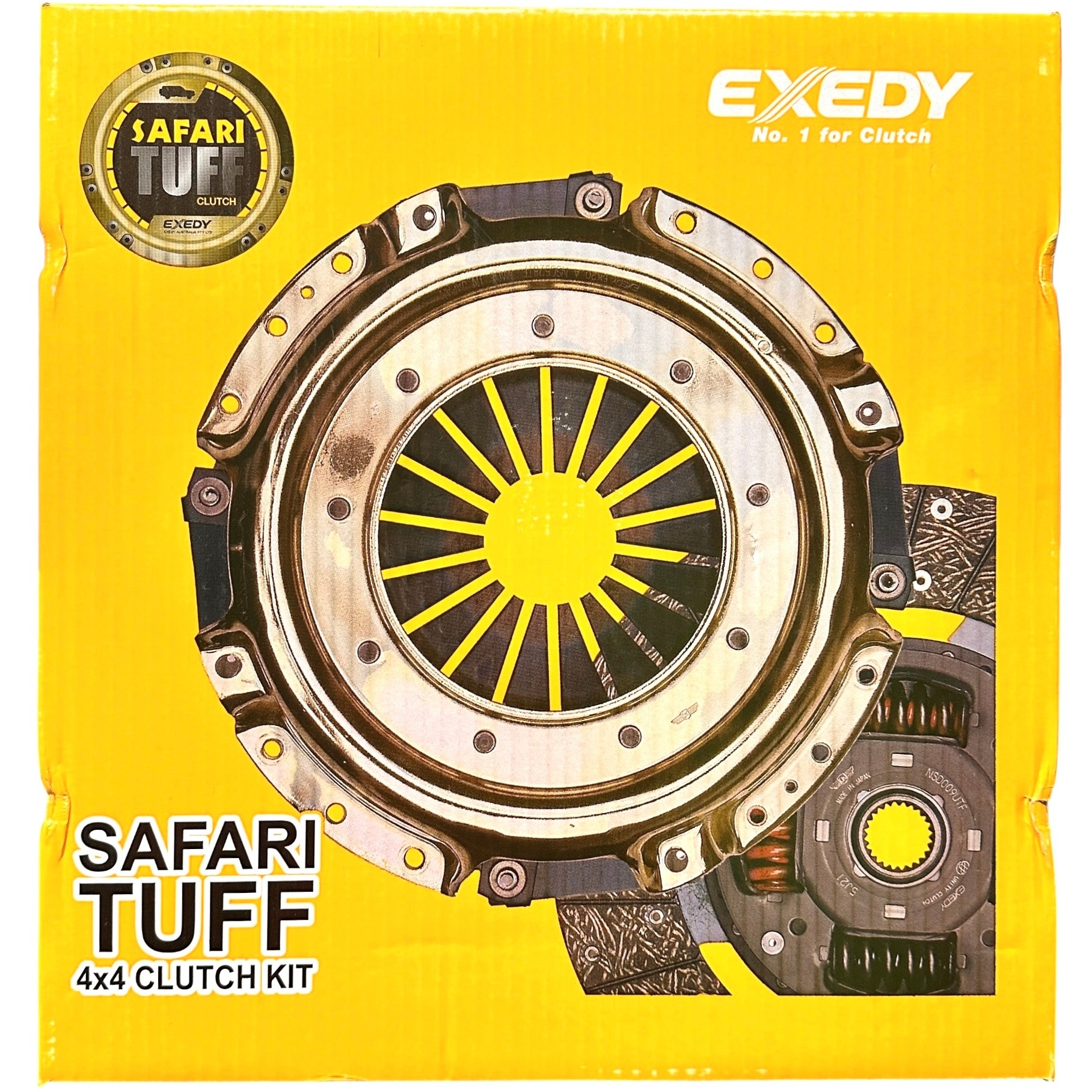 1HDT & 1HDFT Clutch Kit, Exedy Safari Tuff 5 pc (Pressure Plate, Disc, Release & Pilot Brg, Align Tool) Land Cruiser 80 Series