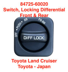 Switch, Locking Differential (Fr/Rr) - Toyota Land Cruiser - 84725-60020