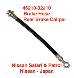 Brake Hose, Rear Brake Caliper - Nissan Safari & Patrol - 46210-02J10