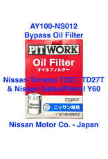 Oil Filter - Nissan Terrano TD27, TD27T & Nissan Safari/Patrol Y60 bypass type for TD42