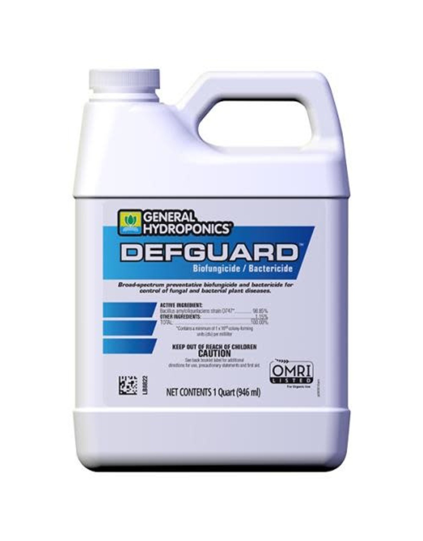 General Hydroponics GH Defguard Biofungicide / Bactericide Quart