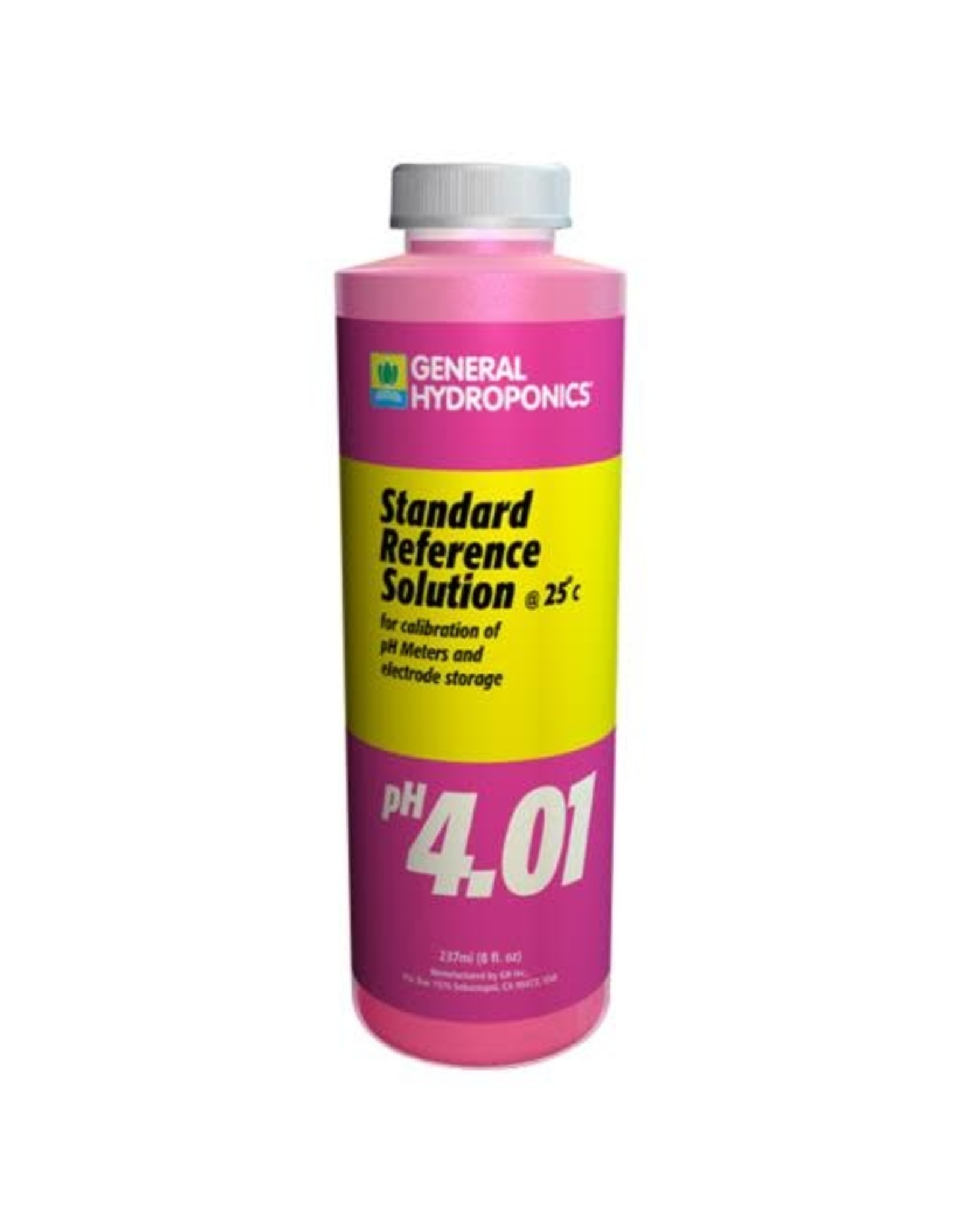 General Hydroponics GH pH 4.01 Calibration Solution 8 oz