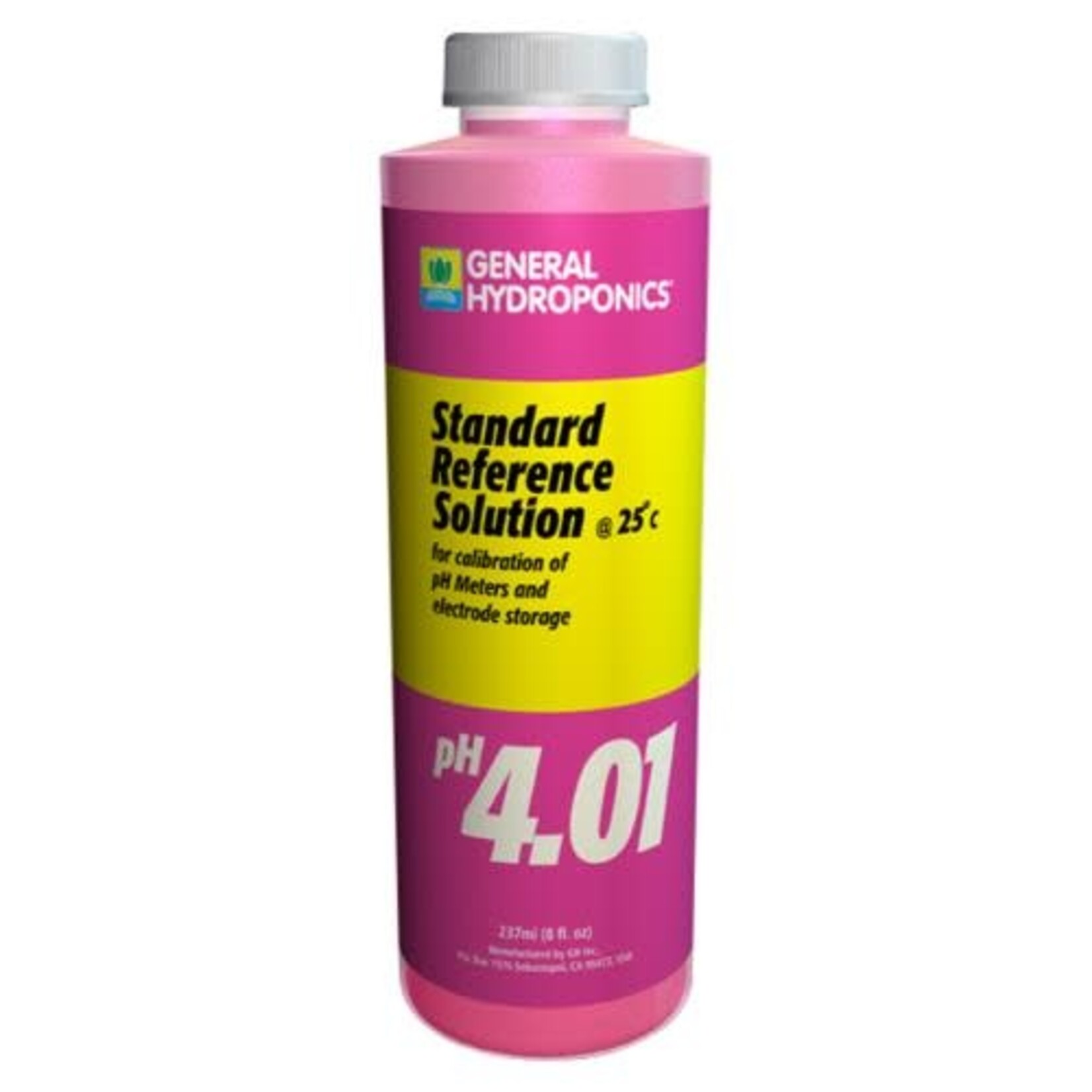 General Hydroponics GH pH 4.01 Calibration Solution 8 oz