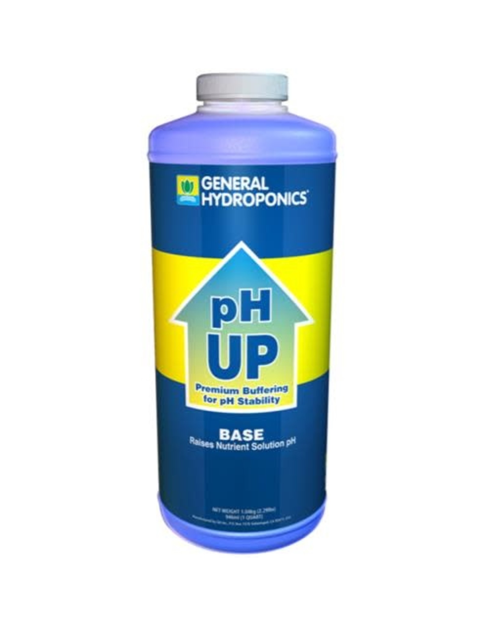 General Hydroponics GH pH Up Liquid Quart