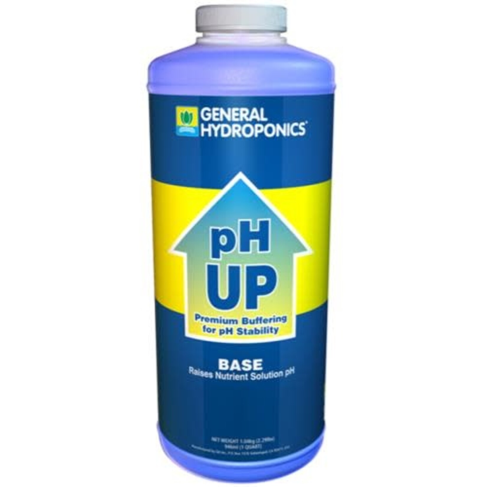 General Hydroponics GH pH Up Liquid Quart