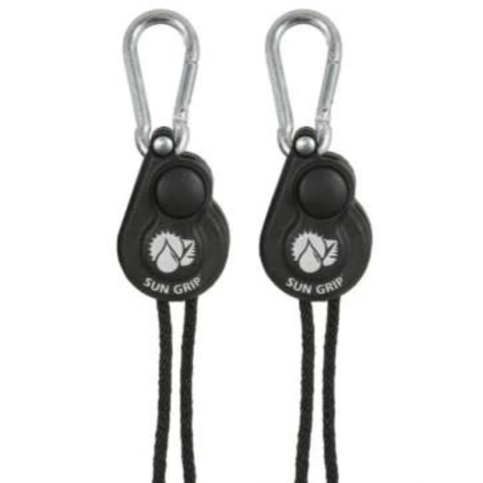 Sun Grip Sun Grip Push Button Light Hanger Black 1/8 in - 1/Pair