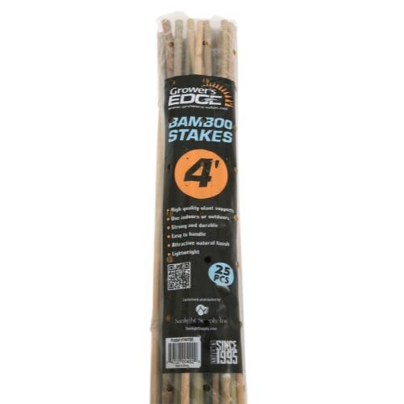 Growers Edge Grower's Edge Natural Bamboo 4 ft - 25/Bag