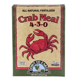Down to Earth Down To Earth™ Crab Meal 4 - 3 - 0 5 Lb.
