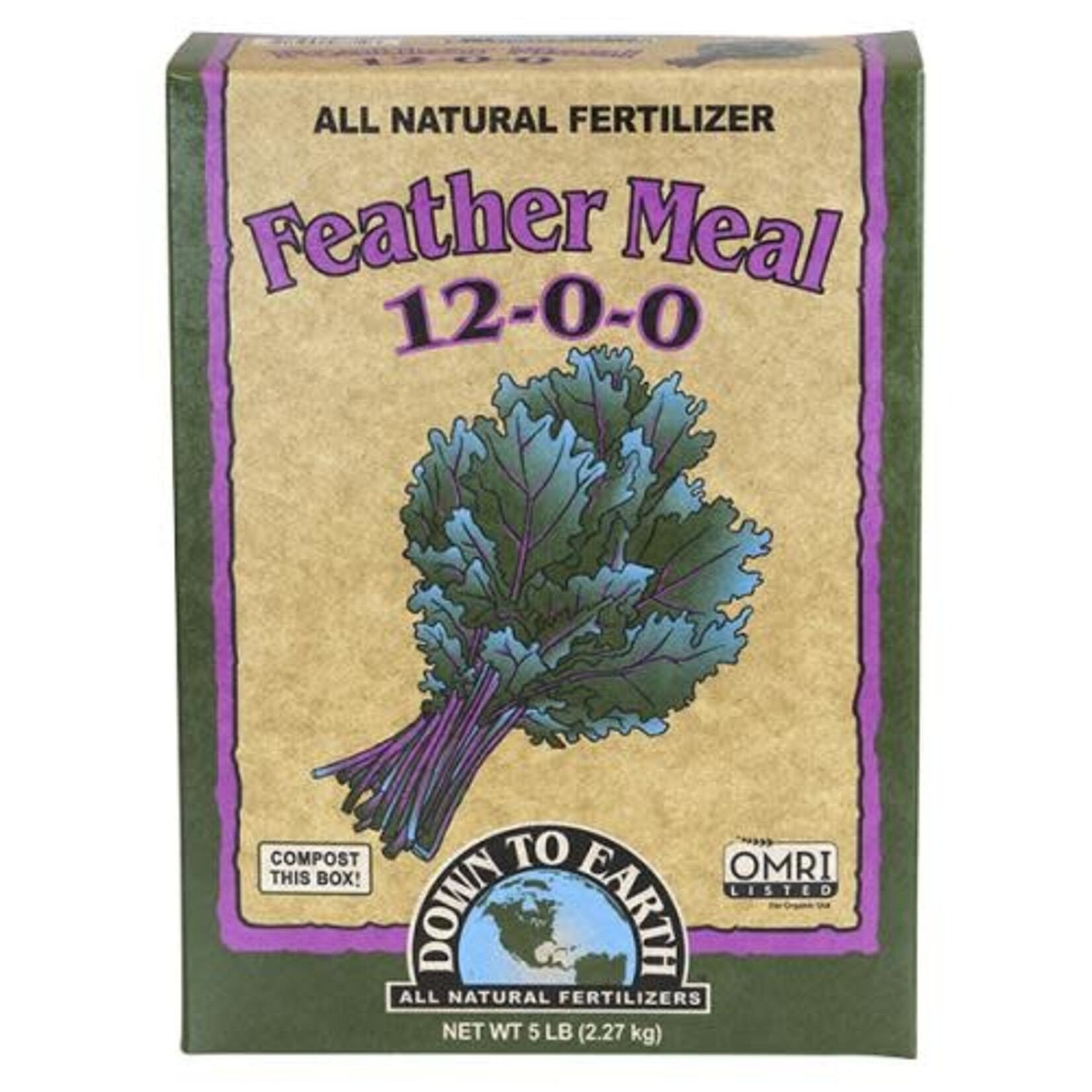 Down to Earth Down To Earth™ Feather Meal 12 - 0 - 0           5 LB.