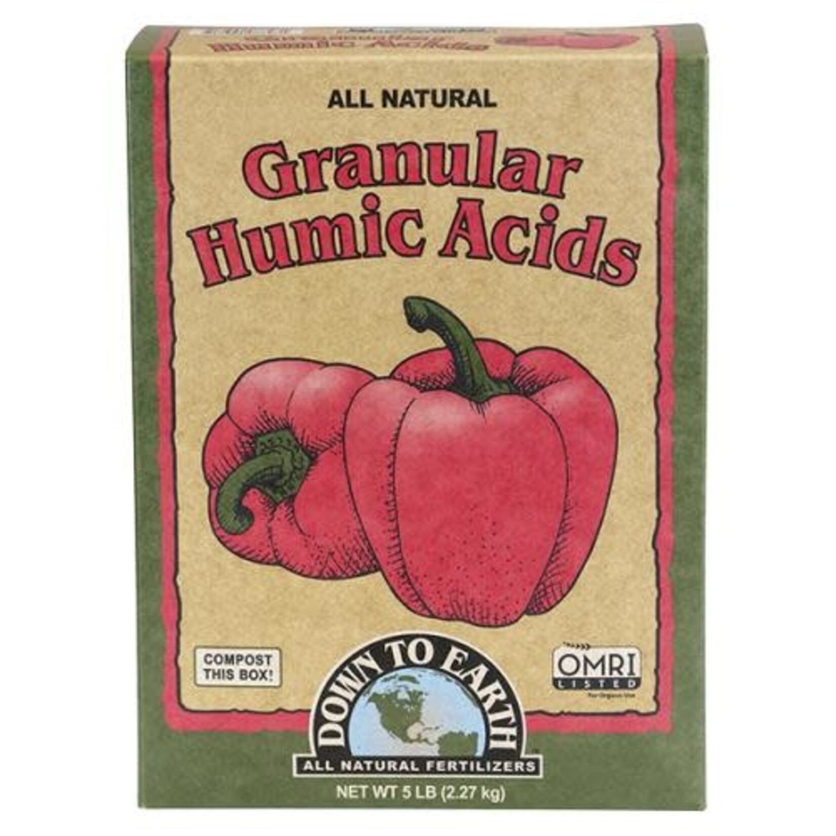 Down to Earth Down To Earth Granular Humic Acid - 5 lb