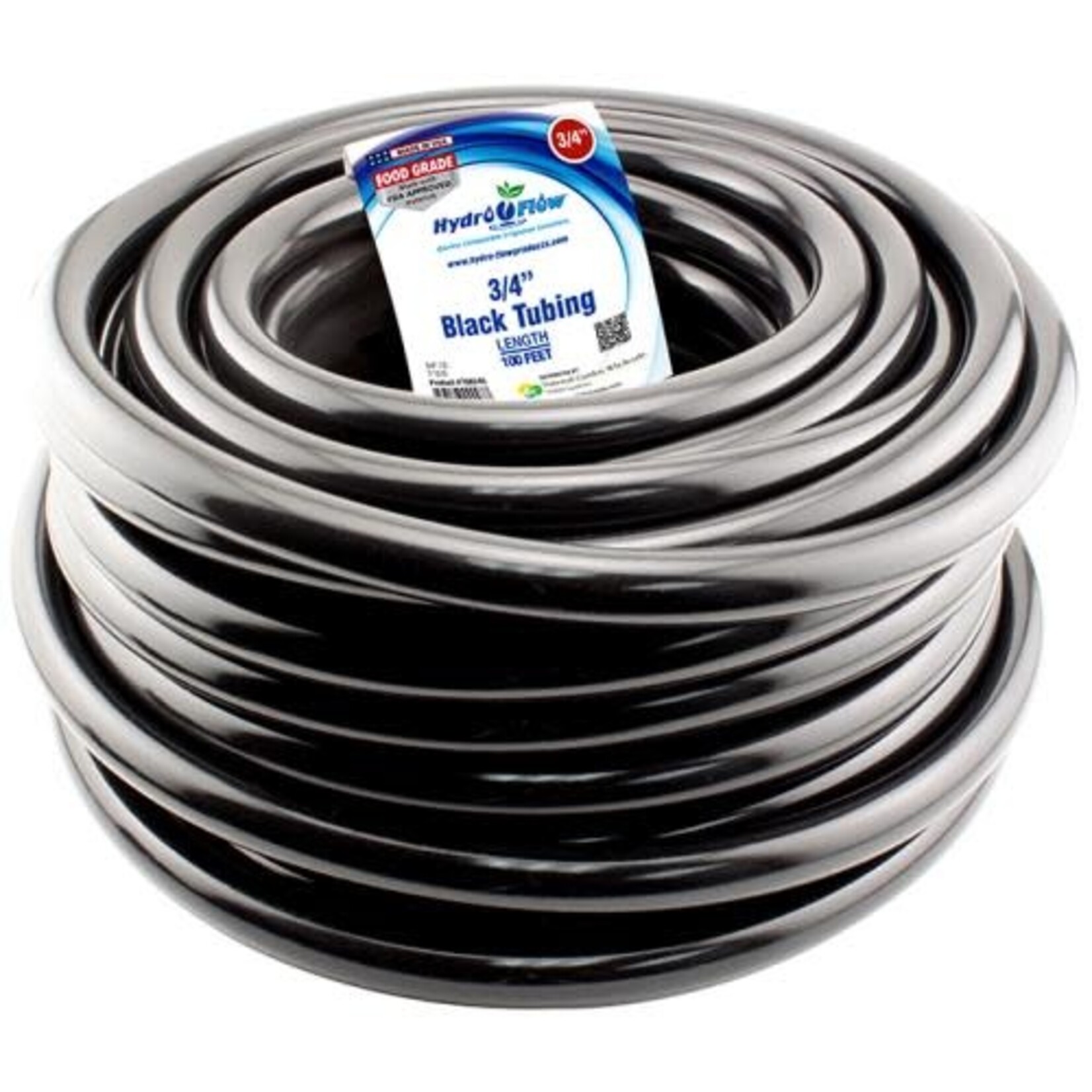 Hydro Flow Hydro Flow Vinyl Tubing Black 3/4 in ID - 1 in OD per foot