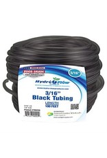 Hydro Flow Hydro Flow Vinyl Tubing Black 3/16 in ID - 1/4 in OD 100 feet